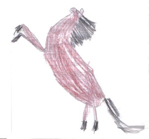 Chester is a Bucking Horse